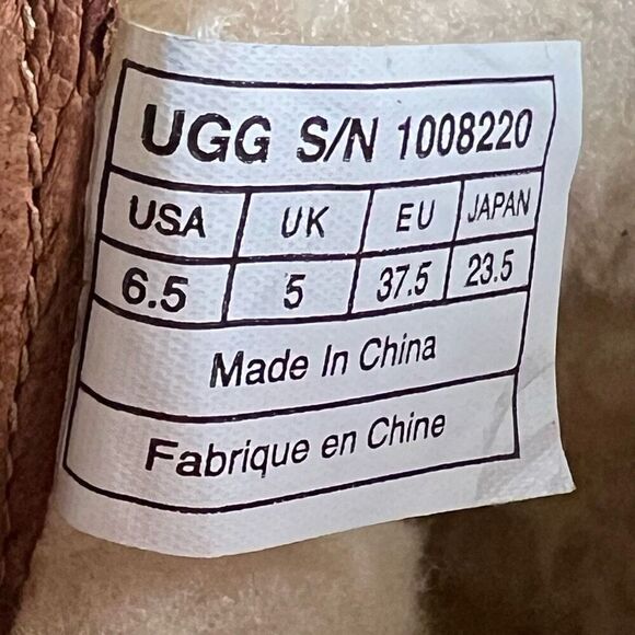 Womens UGG Blayre II Brown Leather Boots / Size 6.5 - Picture 8 of 8